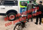 CORRIENTES | RECUPERAN MOTO ROBADA Y DEMORAN A UN HOMBRE