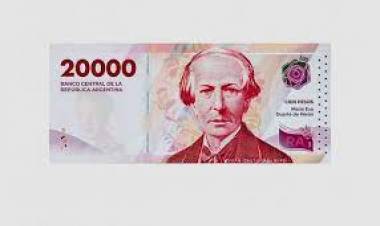 Cuándo se pondrán en circulación los nuevos billetes de $20.000