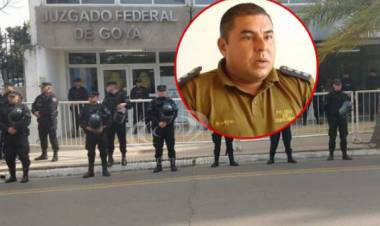 Caso Loan: así llegaba el ex comisario Maciel a declarar en Goya