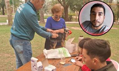 FABIÁN PATRONI | HA SIDO UNA JORNADA MUY EXITOSA, LA VACUNACIÓN ANTIRRÁBICA EN BARRIO NORTE