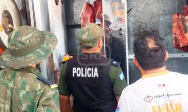 OPERATIVO DE CONTROL EN CARNICERÍAS DE SAN ROQUE