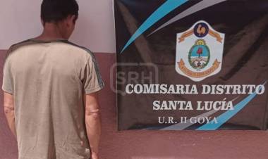 SANTA LUCIA | RECUPERAN MOTO ROBADA Y DETIENEN AL PRESUNTO LADRÓN