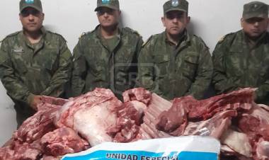 DECOMISARON MÁS DE 200 KILOS DE CARNE EN MAL ESTADO EN SANTA LUCÍA