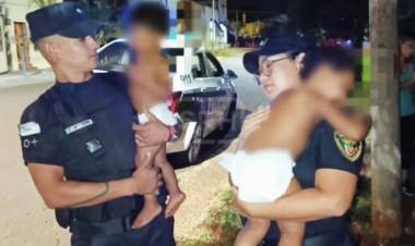 MISIONES | ENCONTRARON A DOS NENES SOLOS EN UNA CASA ABANDONADA