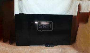 RECUPERAN TELEVISOR ROBADO DE UNA IGLESIA EN SANTA LUCÍA