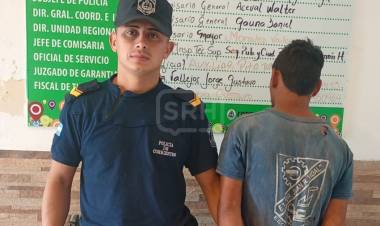 ALLANAMIENTO EN ESQUINA: RECUPERAN CELULAR Y DETIENEN A UN SOSPECHOSO