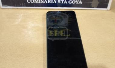 GOYA | LE ROBARON EL CELULAR Y LA POLICÍA LO RECUPERÓ EN POCAS HORAS
