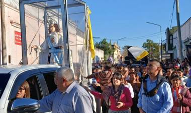 INCERTIDUMBRE POR LA VISITA DE LA VIRGEN DE LA MERCED: GESTIONAN SU REGRESO A SAN ROQUE