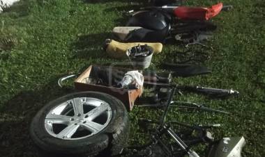 CURUZU CUATIA | ALLANAMIENTOS POR UNA INVESTIGACIÓN: SECUESTRAN PARTES DE MOTOCICLETAS