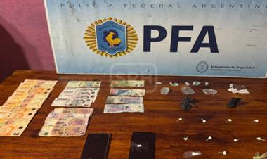 DESBARATAN UN KIOSCO NARCO EN GOYA: DOS DETENIDOS Y COCAÍNA SECUESTRADA