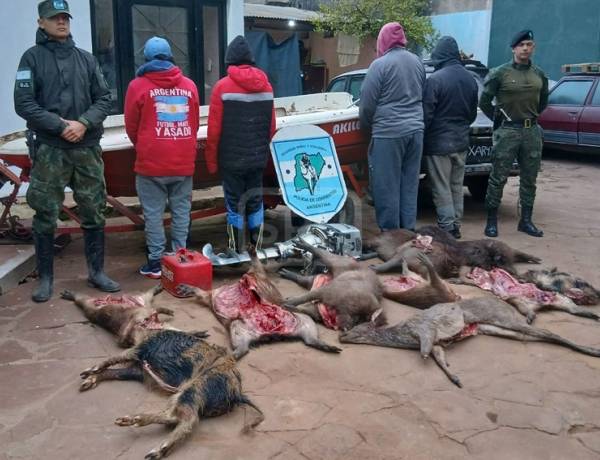 PASO DE LOS LIBRES | CAZABAN FAUNA SILVESTRE Y TERMINARON APREHENDIDOS