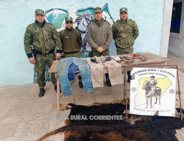 CAEN TRES CUATREROS TRAS UNA FAENA CLANDESTINA EN SAN ROQUE