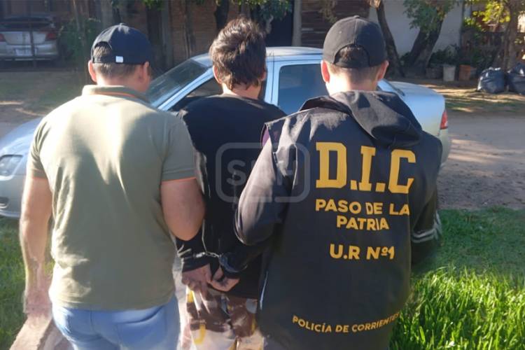 ALLANAMIENTO EN PASO DE LA PATRIA: SECUESTRAN HERRAMIENTAS Y DEMORAN A UN SOSPECHOSO