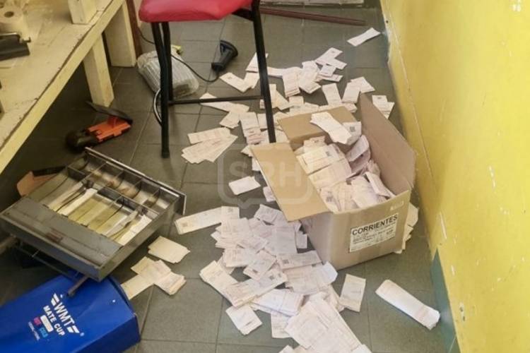 VIOLENTO ROBO EN UNA AGENCIA DE QUINIELA DEL CENTRO DE SALADAS