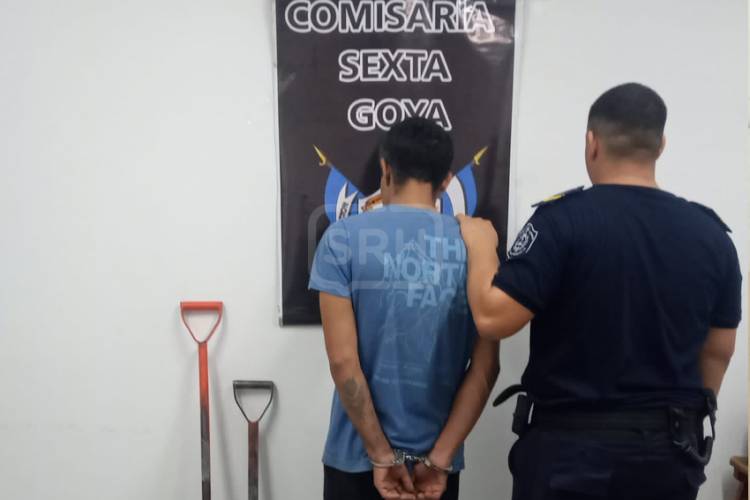 GOYA | ROBARON EN UNA OBRA Y LA POLICÍA RECUPERÓ TODAS LAS HERRAMIENTAS
