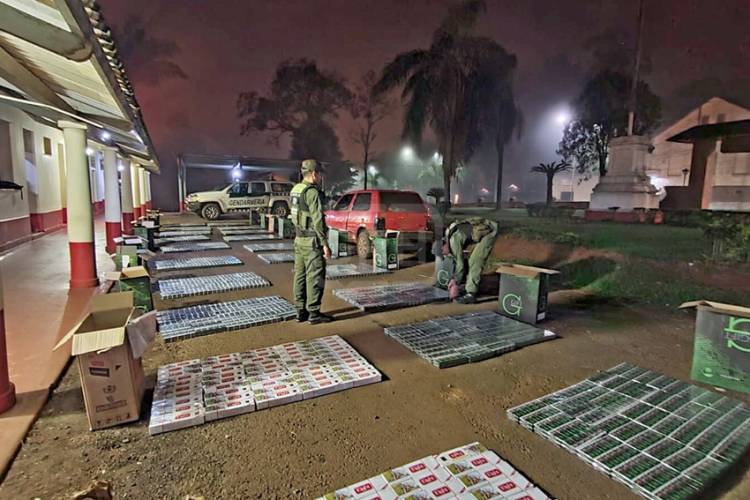 SECUESTRAN MÁS DE 29 MIL PAQUETES DE CIGARRILLOS EN MISIONES