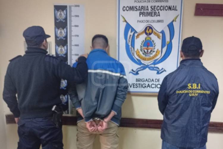 SE ENTREGÓ EL PRESUNTO AUTOR DEL HOMICIDIO EN LA CRUZ