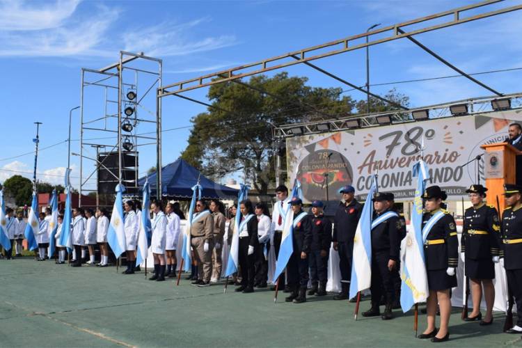 COLONIA PANDO CELEBRÓ SUS 78 AÑOS CON UN EMOTIVO HOMENAJE A SU HISTORIA Y SU GENTE