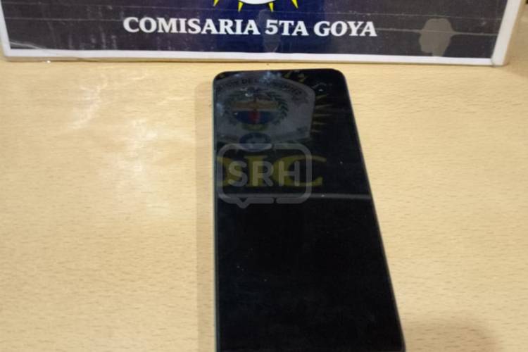 GOYA | LE ROBARON EL CELULAR Y LA POLICÍA LO RECUPERÓ EN POCAS HORAS