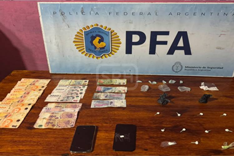 DESBARATAN UN KIOSCO NARCO EN GOYA: DOS DETENIDOS Y COCAÍNA SECUESTRADA