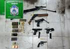 SECUESTRAN ARMAS Y AIRES COMPRIMIDOS EN UN ALLANAMIENTO