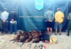 PASO DE LOS LIBRES | CAZABAN Y LOS ATRAPARON CON CARPINCHOS, DORADOS Y UN CHANCHO SALVAJE