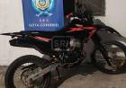 RECUPERAN MOTO ROBADA Y DEMORAN A UN JOVEN EN GOYA
