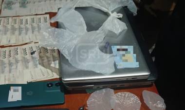 GOYA | CAYÓ "POCHA": SECUESTRAN COCAÍNA, $2,4 MILLONES Y CELULARES