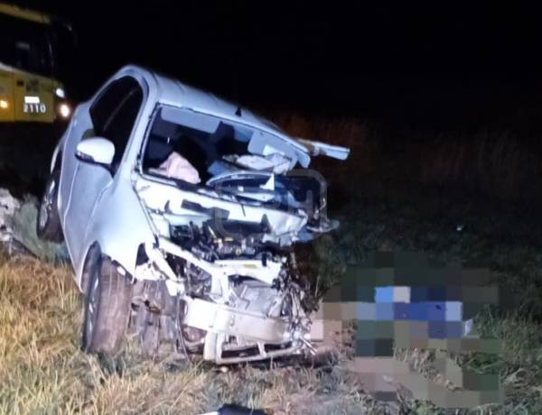 MANTILLA | CHOCÓ CONTRA UN CAMIÓN Y MURIÓ EN LA RUTA 12