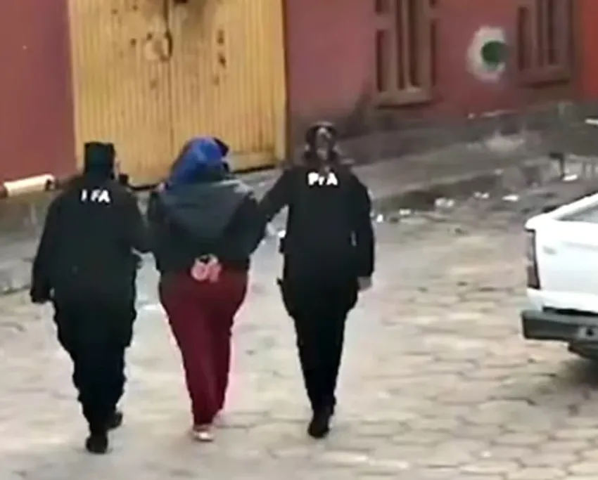 Así llegaba Laudelina Peña a la cárcel más grande del país