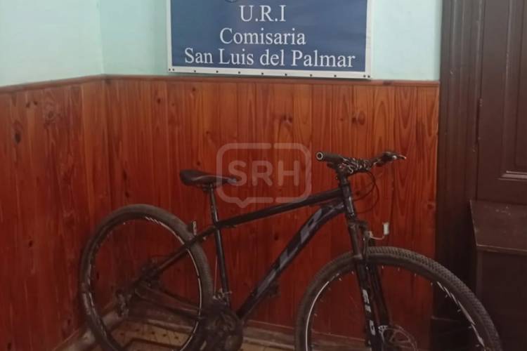 OPERATIVO CERROJO Y BICI RECUPERADA EN SAN LUIS DEL PALMAR
