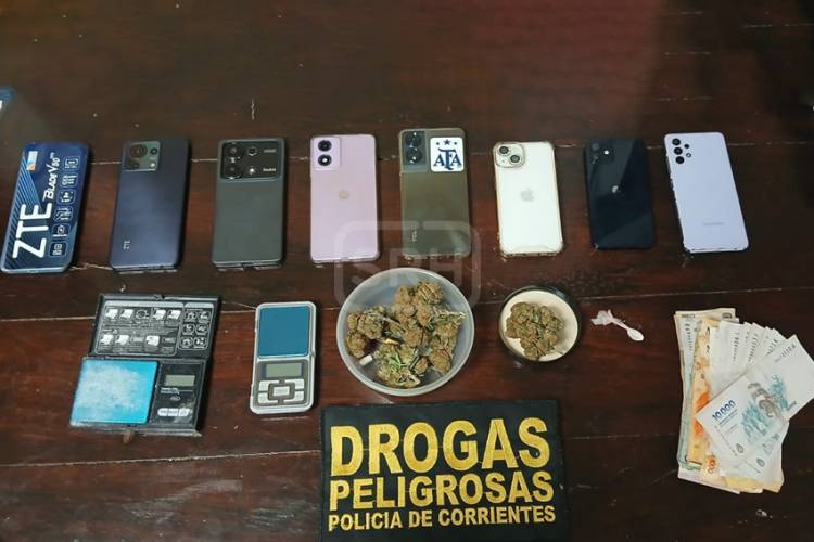 CORRIENTES | ALLANARON UNA CASA Y DESARTICULARON UN KIOSCO NARCO