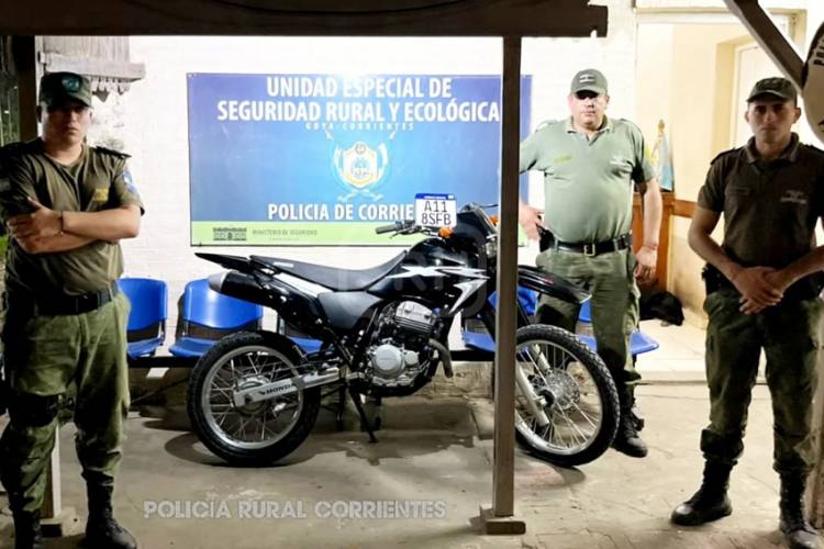 GOYA | CONTROL DESTAPA MOTO ROBADA Y TERMINA CON UN DEMORADO