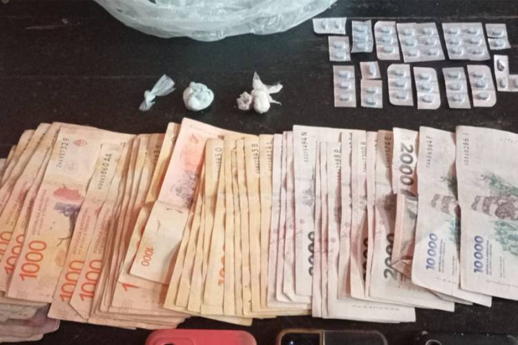 CORRIENTES | ALLANAMIENTO EN PÍO X: SECUESTRAN DROGA, ARMA Y DETIENEN A UN HOMBRE