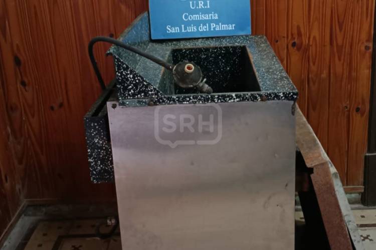 RECUPERAN UN EQUIPO DE PANCHOS ROBADO EN SAN LUIS DEL PALMAR