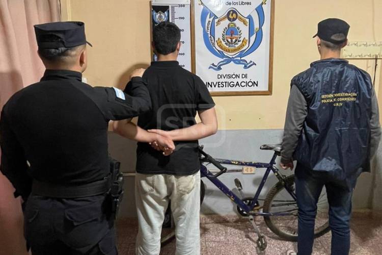PASO DE LOS LIBRES | ROBÓ UNA BICICLETA, LA VENDIÓ Y TERMINÓ DEMORADO