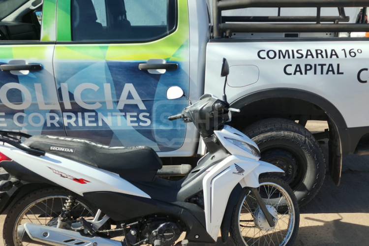 CORRIENTES | LE ROBARON LA MOTO Y LA POLICÍA LA RECUPERÓ EN HORAS
