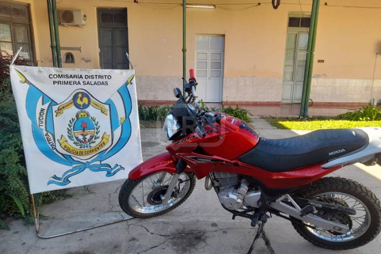 SALADAS | COMPRÓ UNA MOTO Y DESCUBRIÓ QUE ERA BUSCADA EN MENDOZA