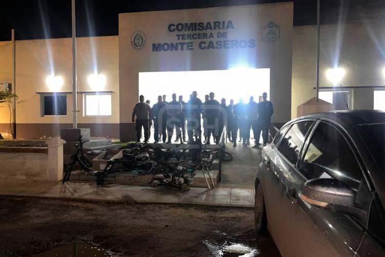 MONTE CASEROS | ALLANAMIENTOS, SECUESTROS Y UN DETENIDO POR UN ROBO CALIFICADO