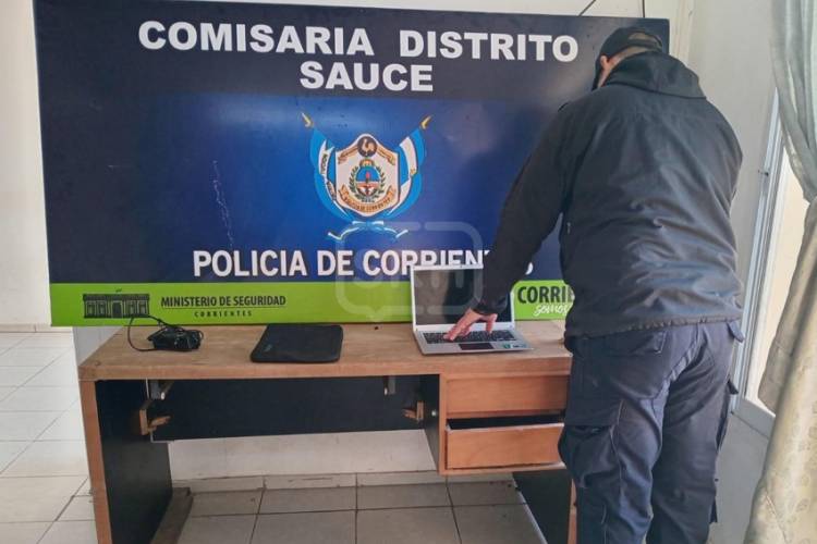 ALLANAMIENTOS PERMITIERON RECUPERAR UNA NOTEBOOK ROBADA EN SAUCE