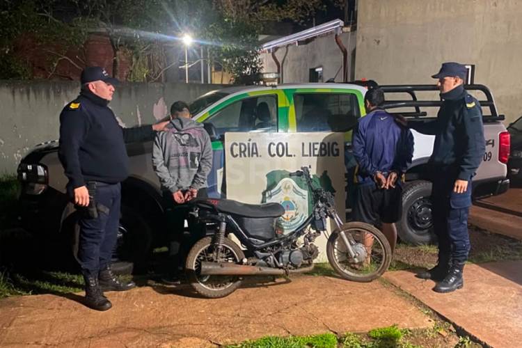 COLONIA LIEBIG | RECUPERARON UNA MOTO ROBADA EN MISIONES TRAS UN SINIESTRO VIAL